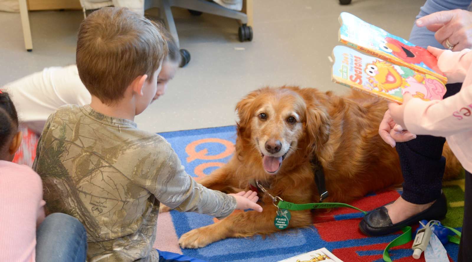 Reading with Ginger at Little Vikings